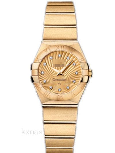 Fashion Smart Yellow Gold 18 mm Watch Bracelet 123.50.24.60.58.001_K0018149