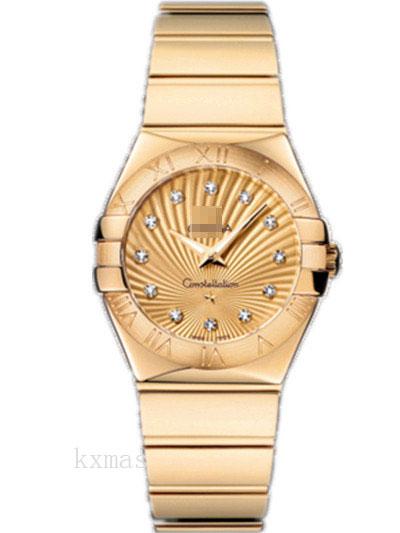 Discount Fashion Yellow Gold 20 mm Watch Band 123.50.27.60.58.002_K0018134