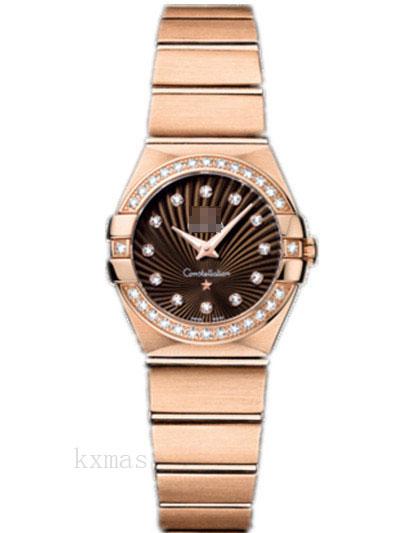 Affordable Swiss Rose Gold 18 mm Wristwatch Band 123.55.24.60.63.001_K0018068