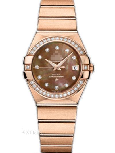 Affordable Designer Rose Gold 20 mm Watch Bracelet 123.55.27.20.57.001_K0018058