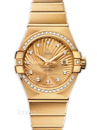Fashion Wholesale Yellow Gold 24 mm Watch Band 123.55.31.20.58.001_K0018023