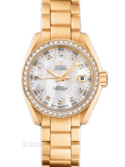 High Fashion Yellow Gold 14 mm Watch Band 231.55.30.20.55.002_K0017572