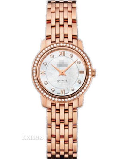 Wholesale Latest Trendy Rose Gold 15 mm Watch Band 424.55.24.60.55.002_K0017367