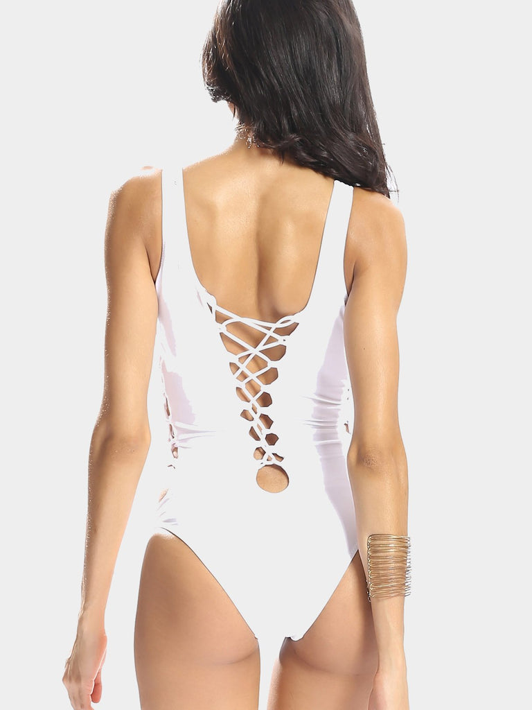 Womens White One-Pieces