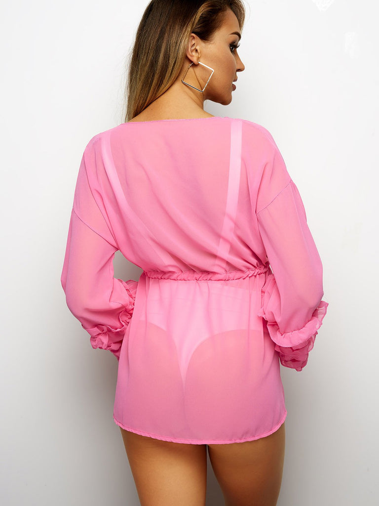 Womens Rose Cover-Ups