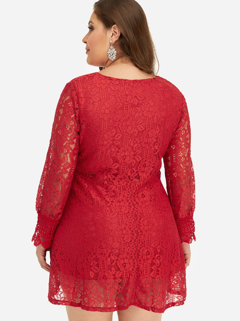 Womens Red Plus Size Dresses