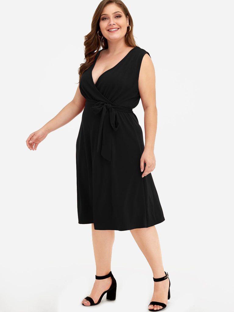 Ladies Black Plus Size Dresses
