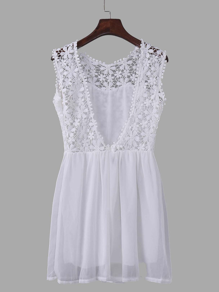 Womens White Mini Dresses