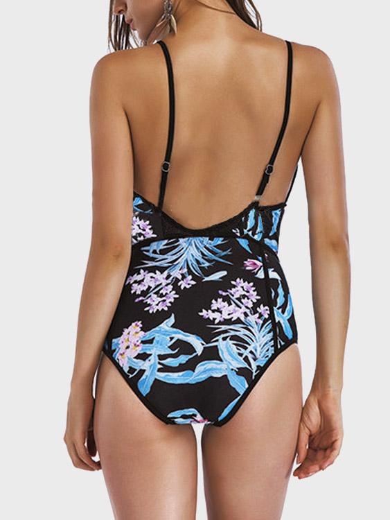 Womens Blue One-Pieces