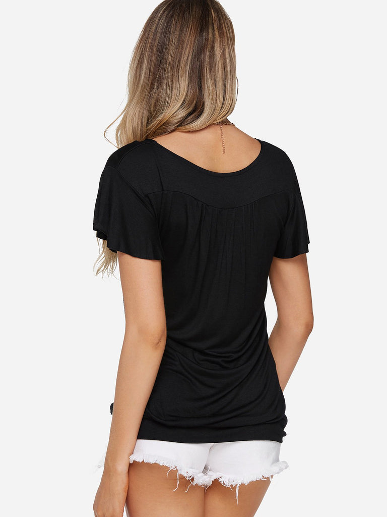 Womens Black T-Shirts