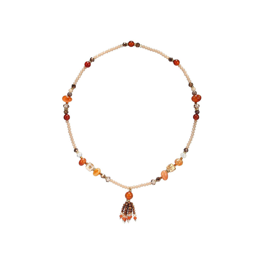 Handmade Stretchy Gem Stone Necklace & Bracelet