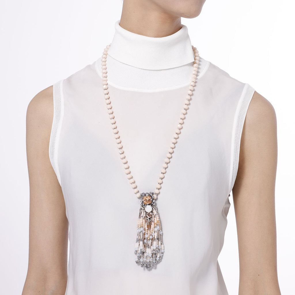Y Shaped Necklace with Tassel