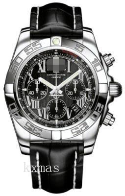 Affordable Classic Crocodile Leather Watch Wristband AB011012/B956-CROC_K0009222