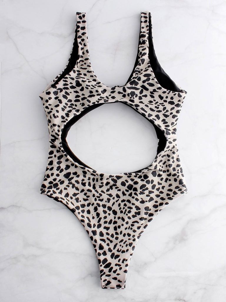 Womens Leopard One-Pieces