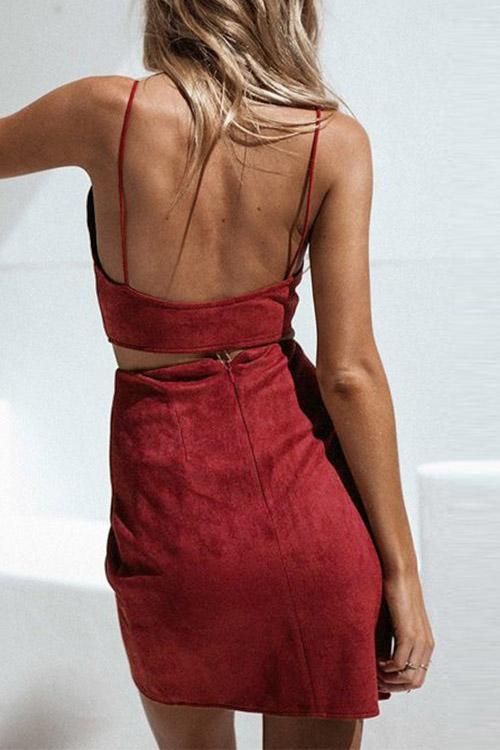 Womens Red Cover-Ups