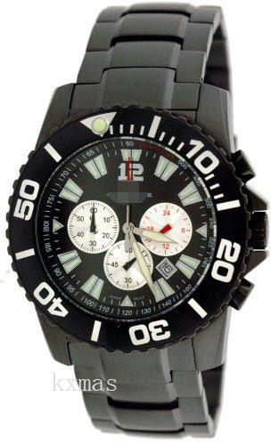 Inexpensive High Quality Black Plated Ss Watch Band AK4013-MGM BLACK_K0036235