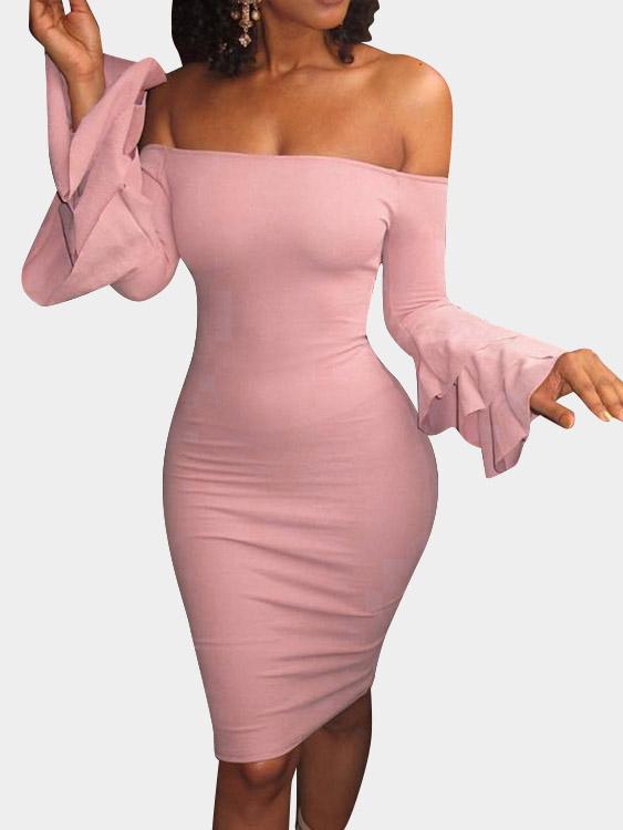 Womens Pink Mini Dresses