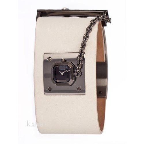Discount Designer Leather 45 mm Watch Strap BA-1003BKIV_K0035898