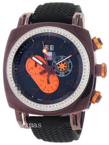 Wholesale Shopping Rubber 21 mm Watch Strap D221/2-BRN-ORANGE_K0024141