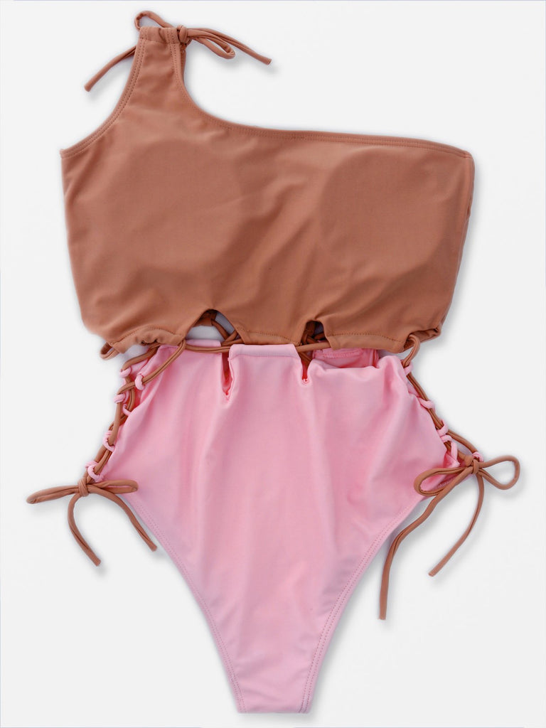 Womens Apricot One-Pieces