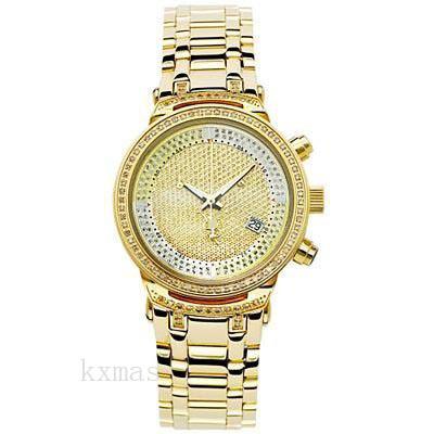 Affordable And Stylish 18Ct Yellow Gold 18 mm Watch Band JJML9_K0031109