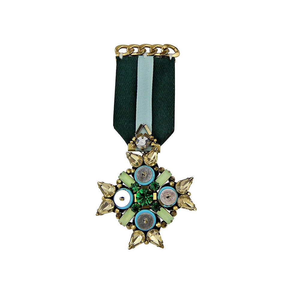 Guanajuato Knight's Cross Medal Handmade Brooch