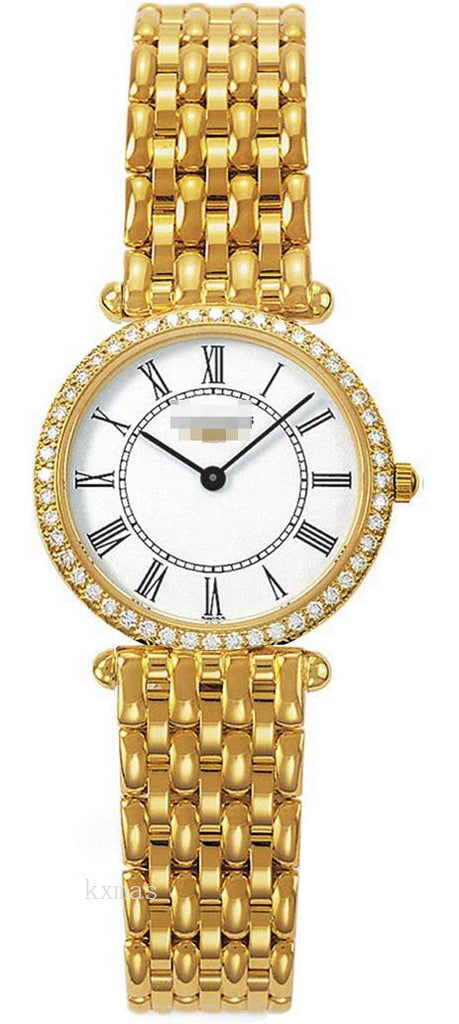 Affordable Stylish 18K Yellow Gold Wristwatch Band L4.191.7.11.6_K0008056