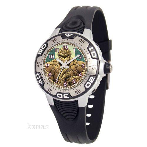 Wholesale Customized Plastic 18 mm Watch Band MA0108-D378-BLACK_K0026243