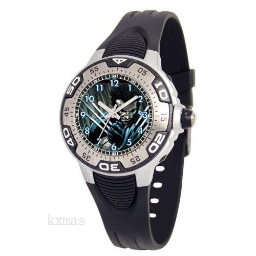 Wholesale Custom Plastic 18 mm Watch Strap MA0108-D383-BLACK_K0026240