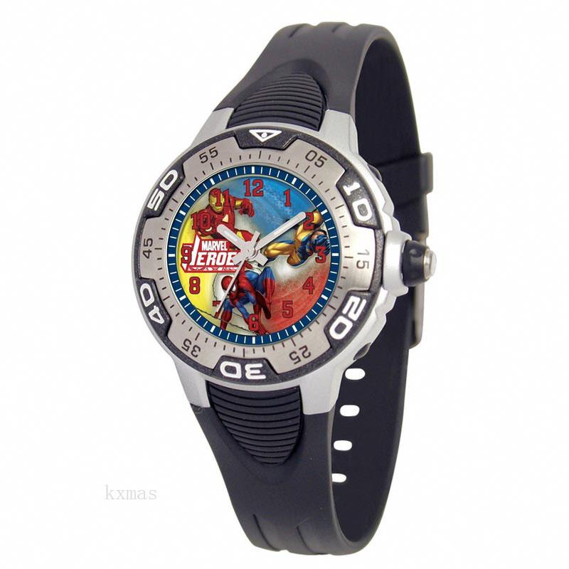 Wholesale CE Certification Plastic 18 mm Replacement Watch Strap MA0108-D533-BLACK_K0026237