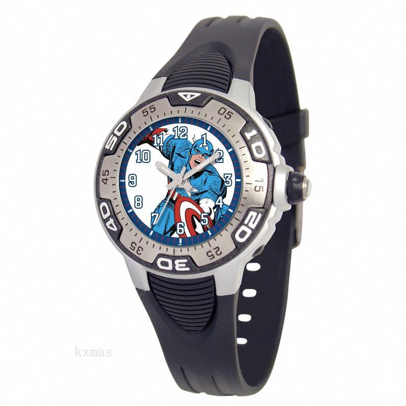 Top Wholesale Plastic 18 mm Wristwatch Strap MA0108-D546-BLACK_K0026216
