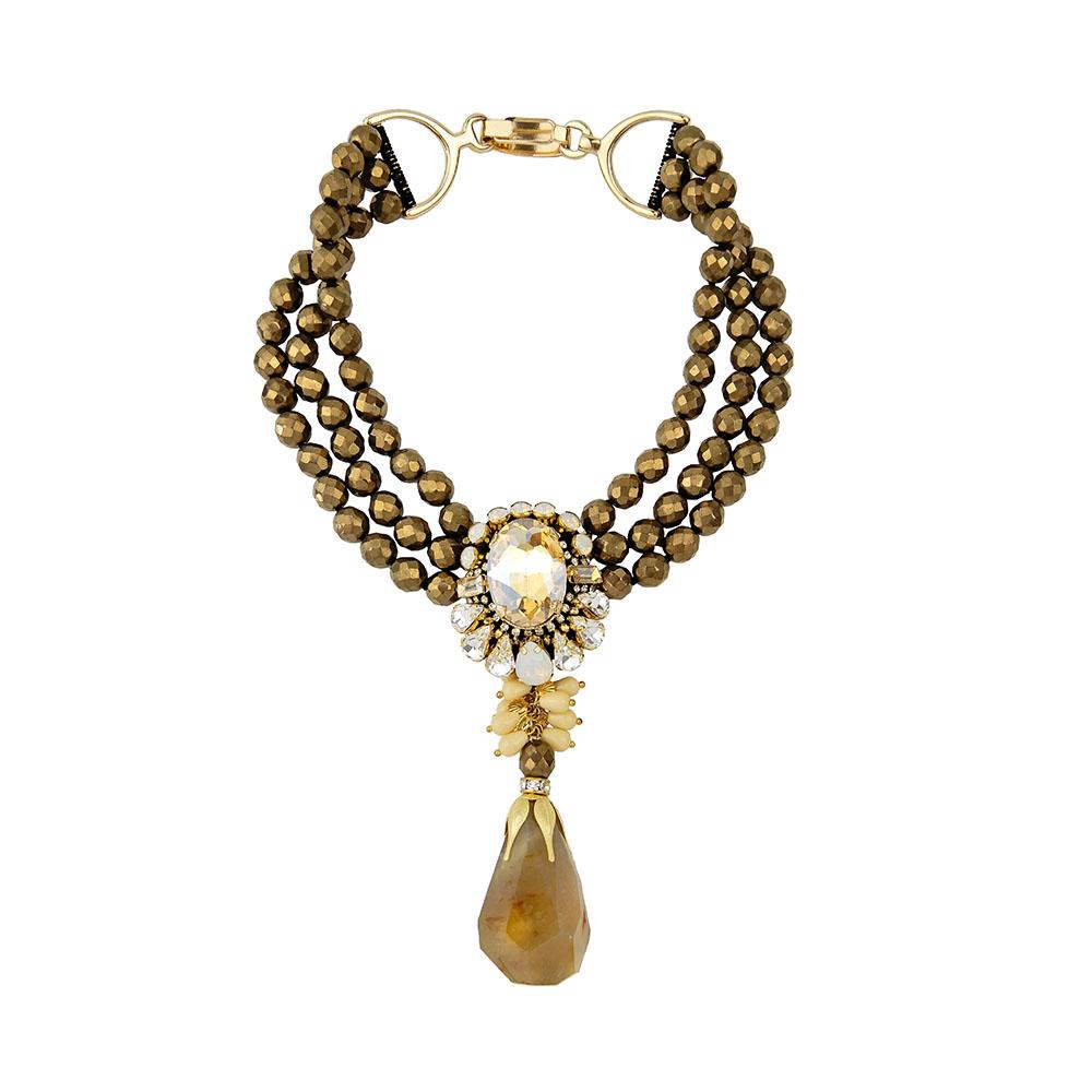 Luxury Multi Layered Pendant Handmade Roaring 19S Necklace