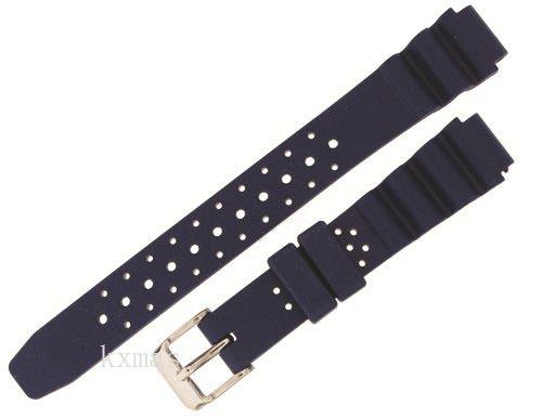 Affordable Designer Rubber 14 mm Watch Band Replacement ZC-14RUH-BLUE_K0014530