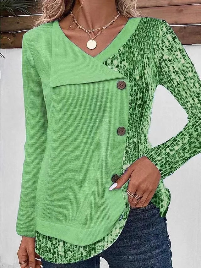 Blue Plus Size Blouses