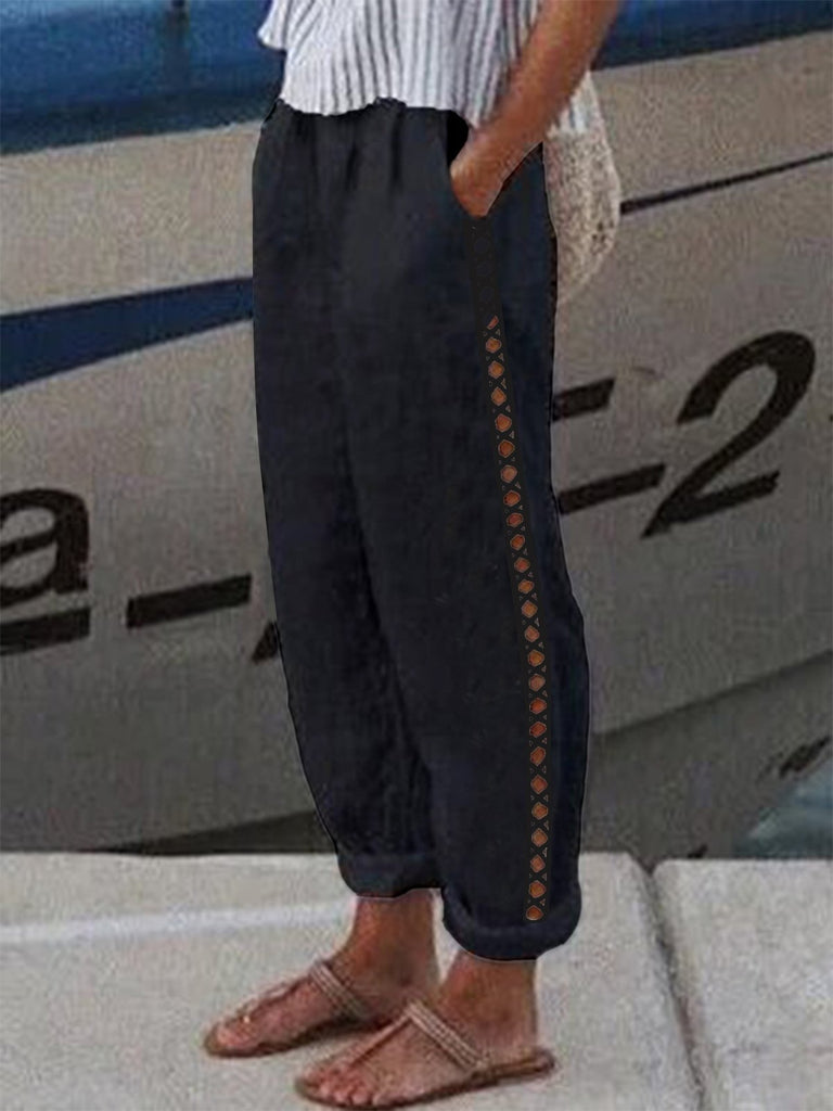 White Women Pants