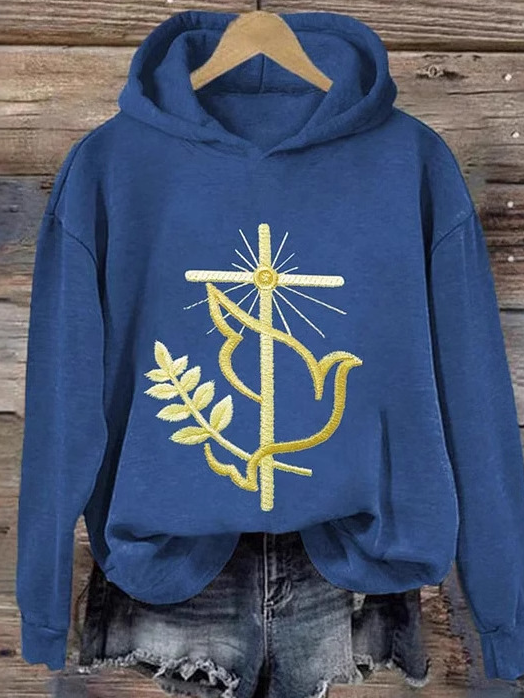 Fashion Long Sleeve Hoodie Jesus Copy Casual Regular Sweatshirt