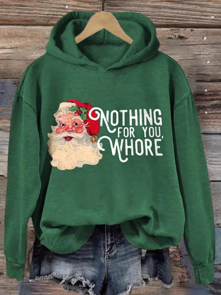 Fashion Long Sleeve Hoodie Christmas Casual Regular Sweatshirt