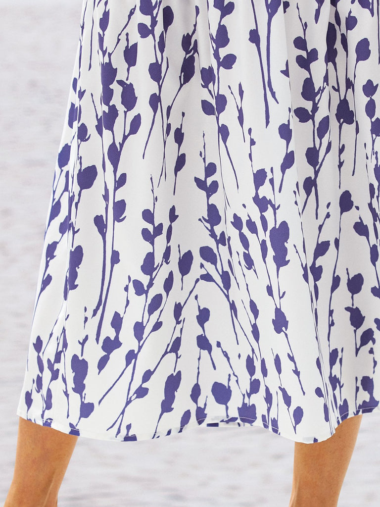 Blue Plus Size Maxi Dresses
