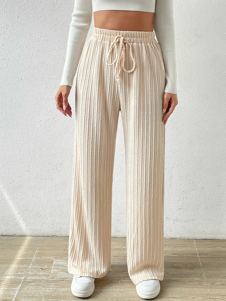 Fashion Plain Loose Long Pants