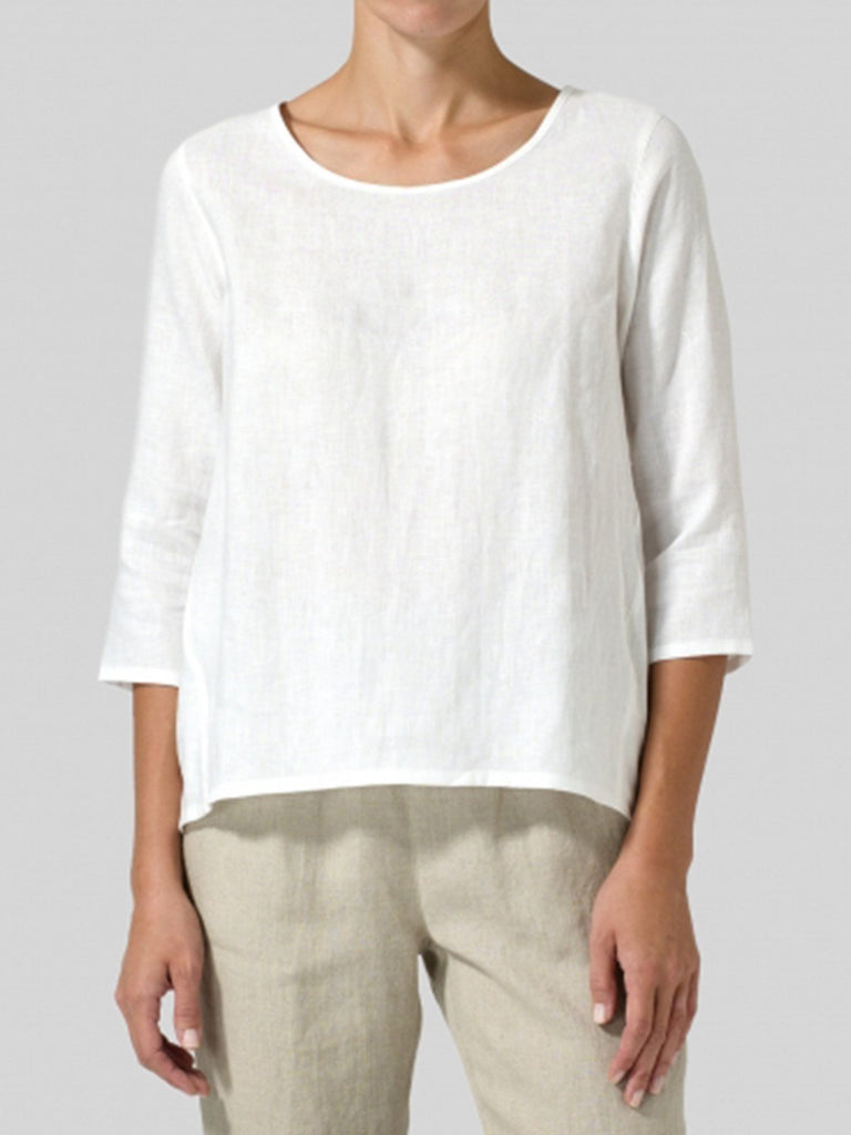 White Plus Size T-shirts