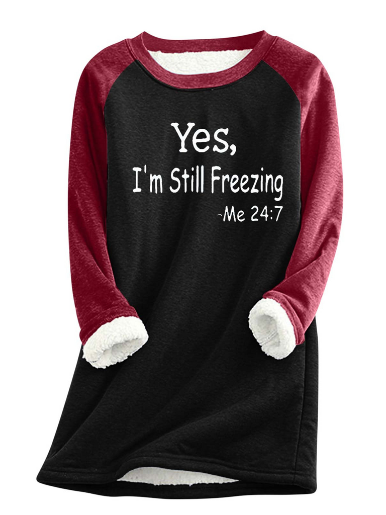 Casual Crew Neck Long Sleeve Text Letters Regular Sweatshirt