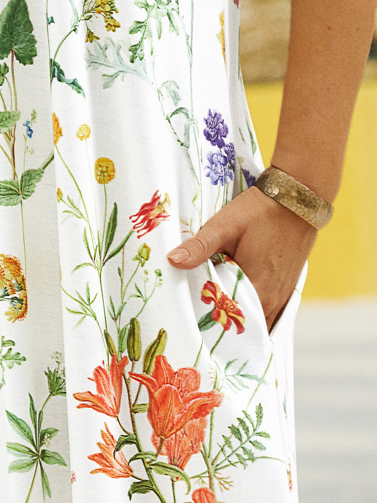 Multicolor Plus Size Maxi Dresses