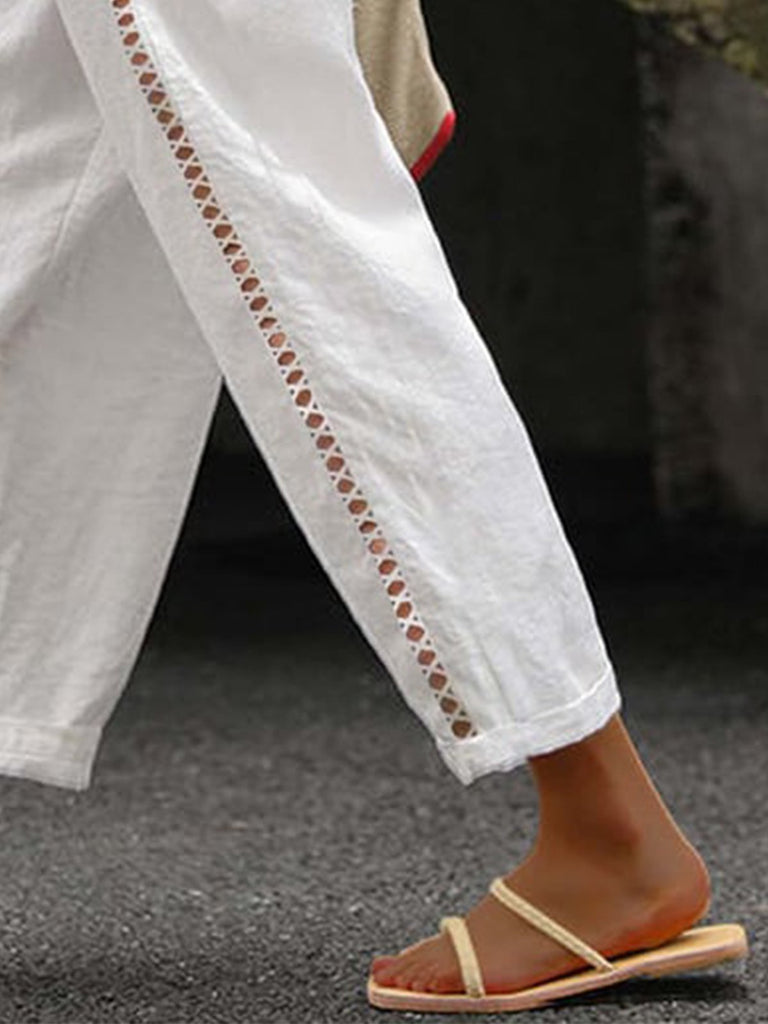 White Women Pants