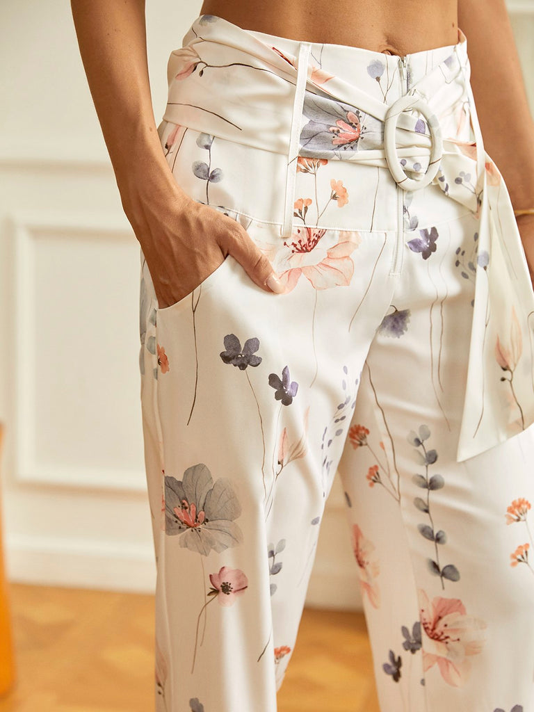 White Women Pants