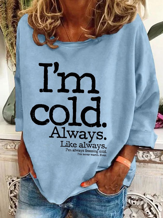 Casual Crew Neck Long Sleeve Text Letters Fashion Regular Sweatshirt