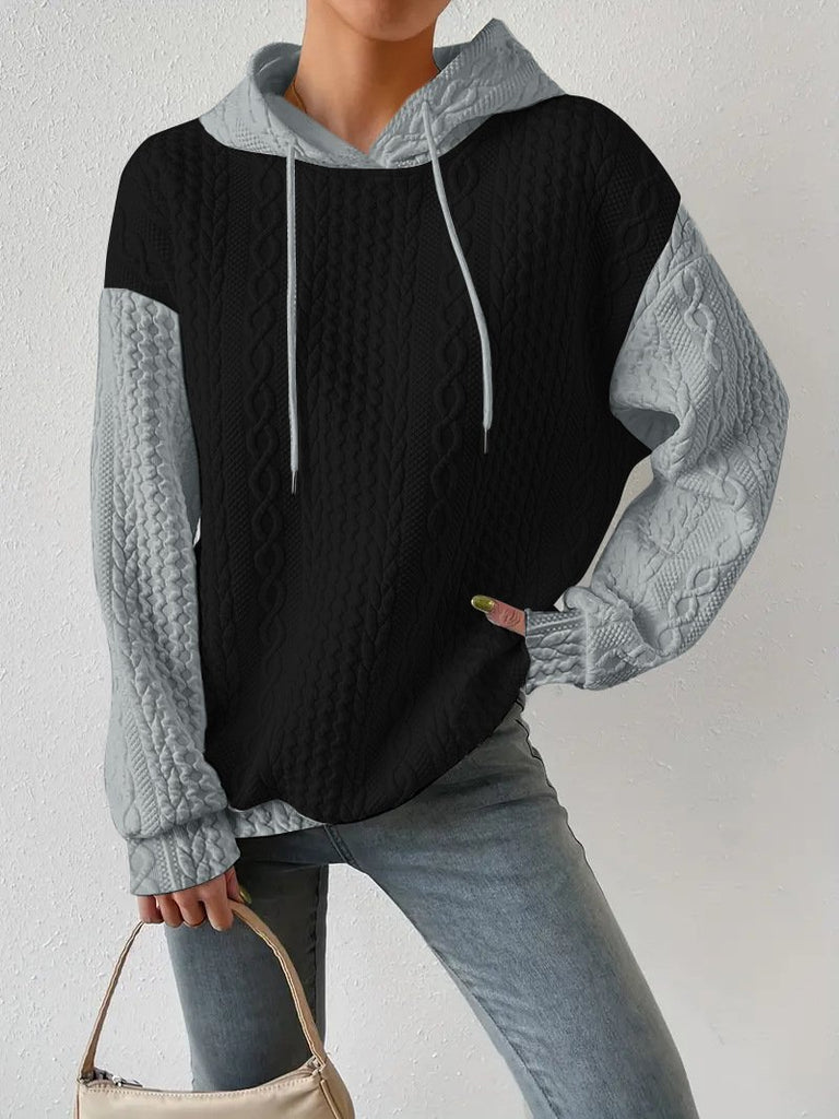 Black-White Women Hoodies & Sweatshirts