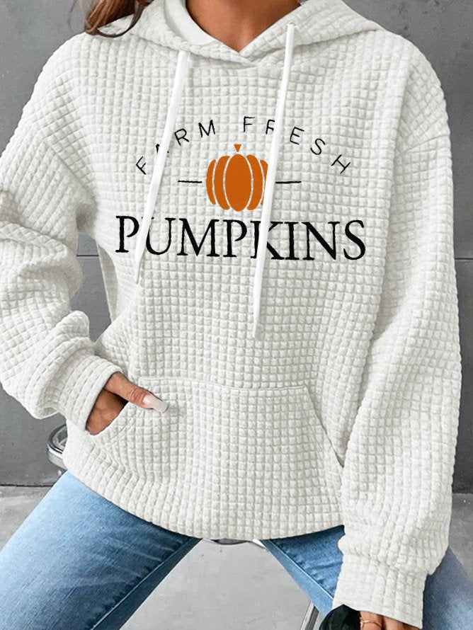 Fashion Long Sleeve Hoodie Text Letters Casual Regular Hoodie