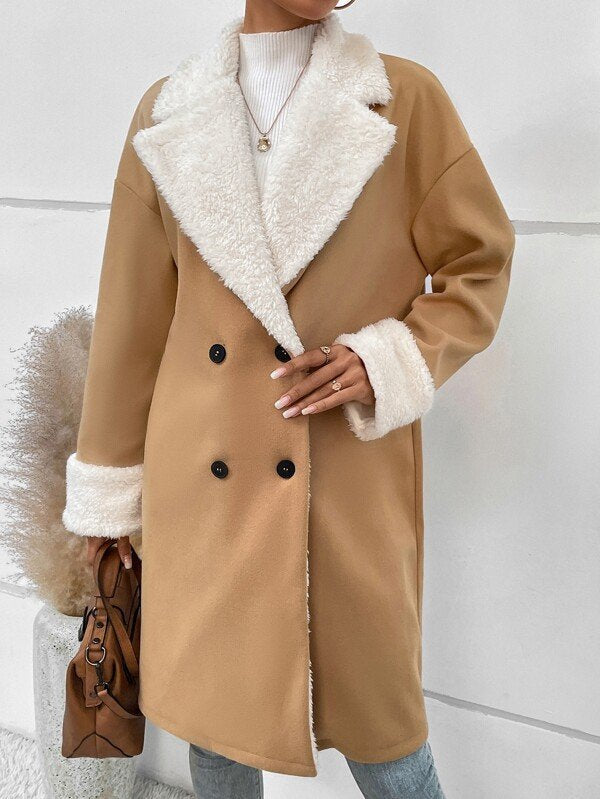 Khaki Plus Size Jackets