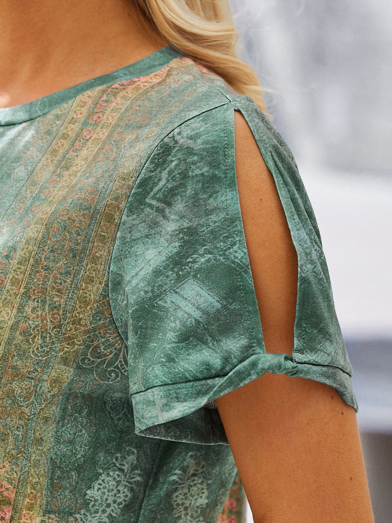 Green Women Blouses