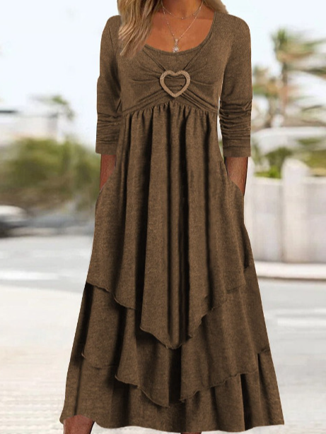 Deep Gray Maxi Dresses